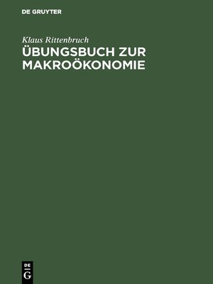 cover image of Übungsbuch zur Makroökonomie